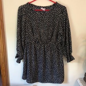 Isabel maternity navy blue blouse size medium